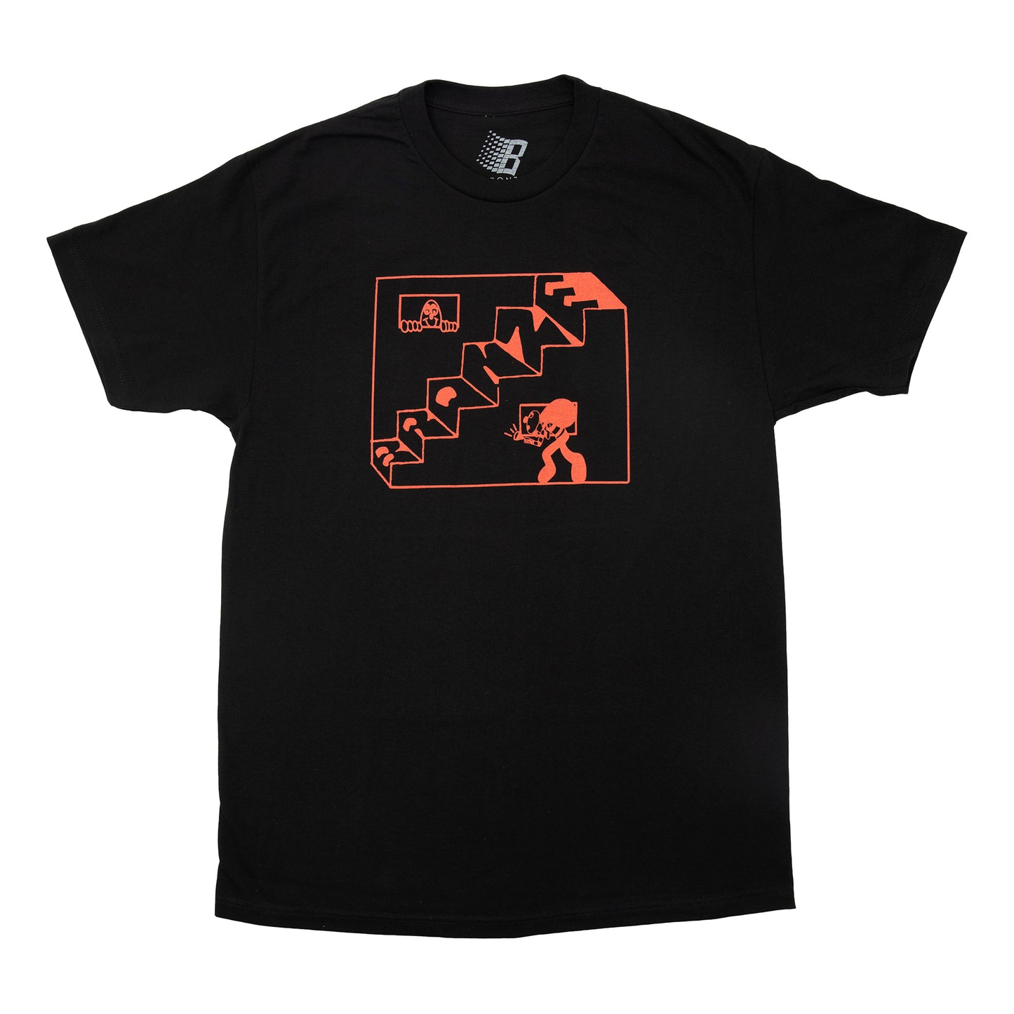 STAIRS TEE BLACK