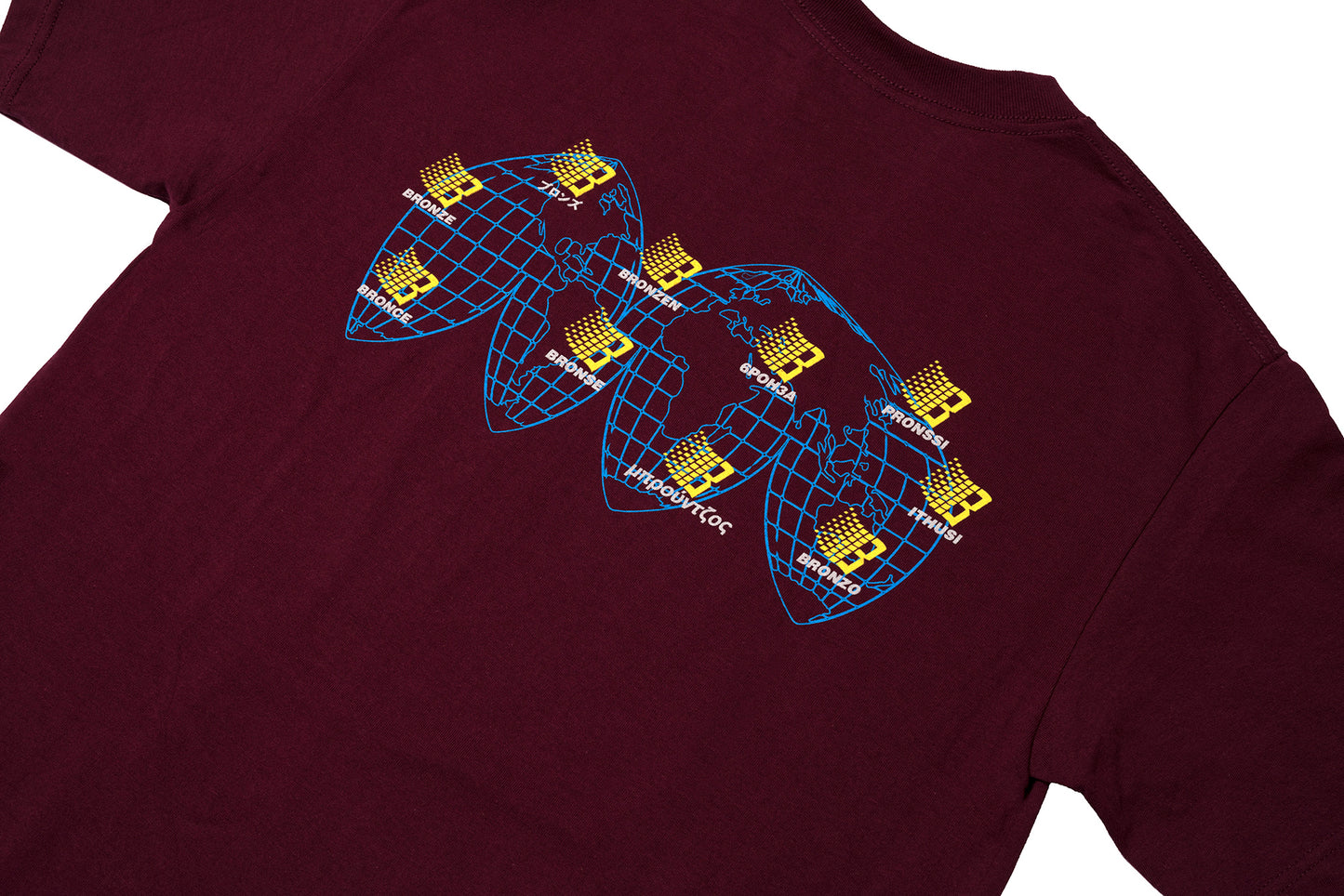 INTERNATIONAL TEE BURGUNDY