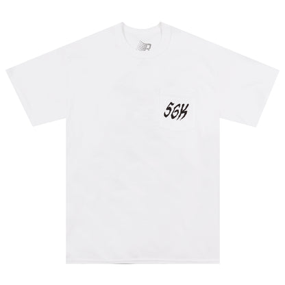 TIGER POCKET TEE WHITE