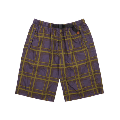 PLAID SHORT PURPLE