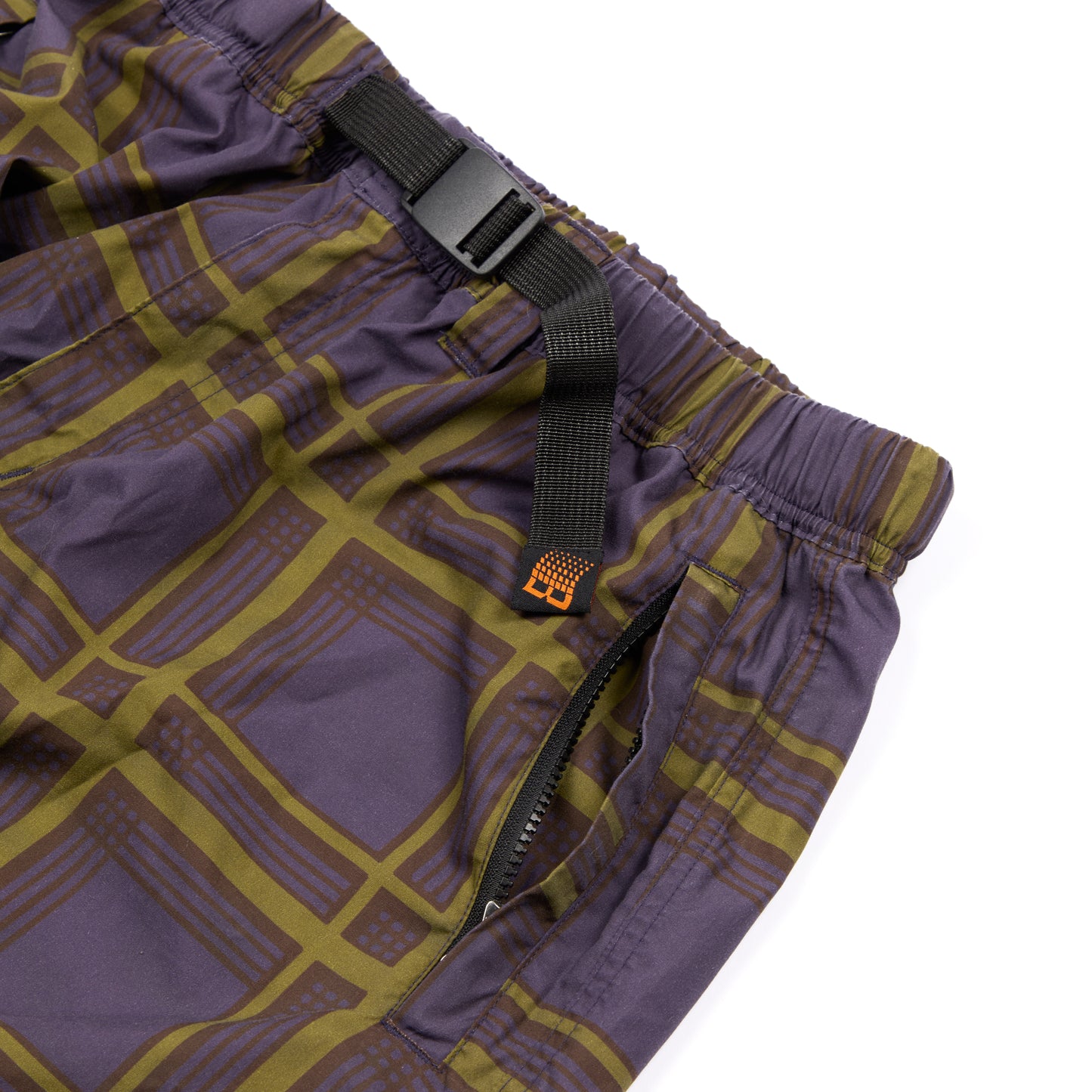 PLAID SHORT PURPLE