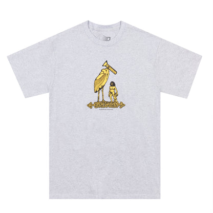 HARDWARE HISTORY TEE HEATHER GREY