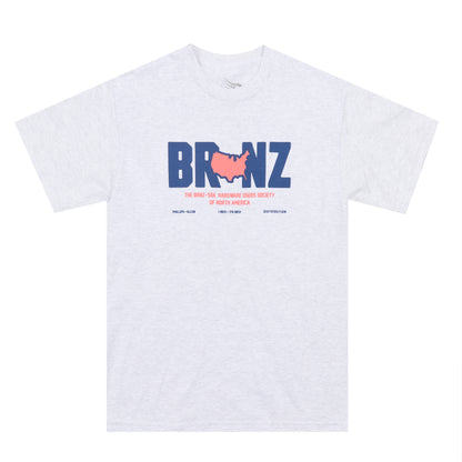 BRNZ TEE HEATHER GREY