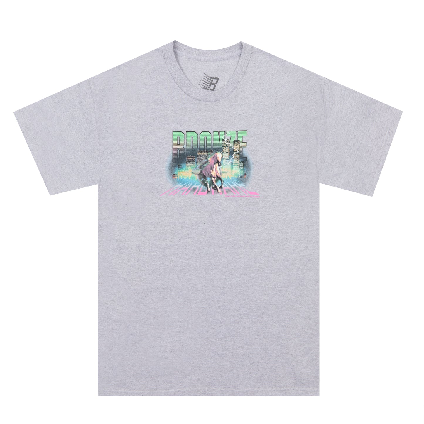 NYC 2025 TEE HEATHER GREY