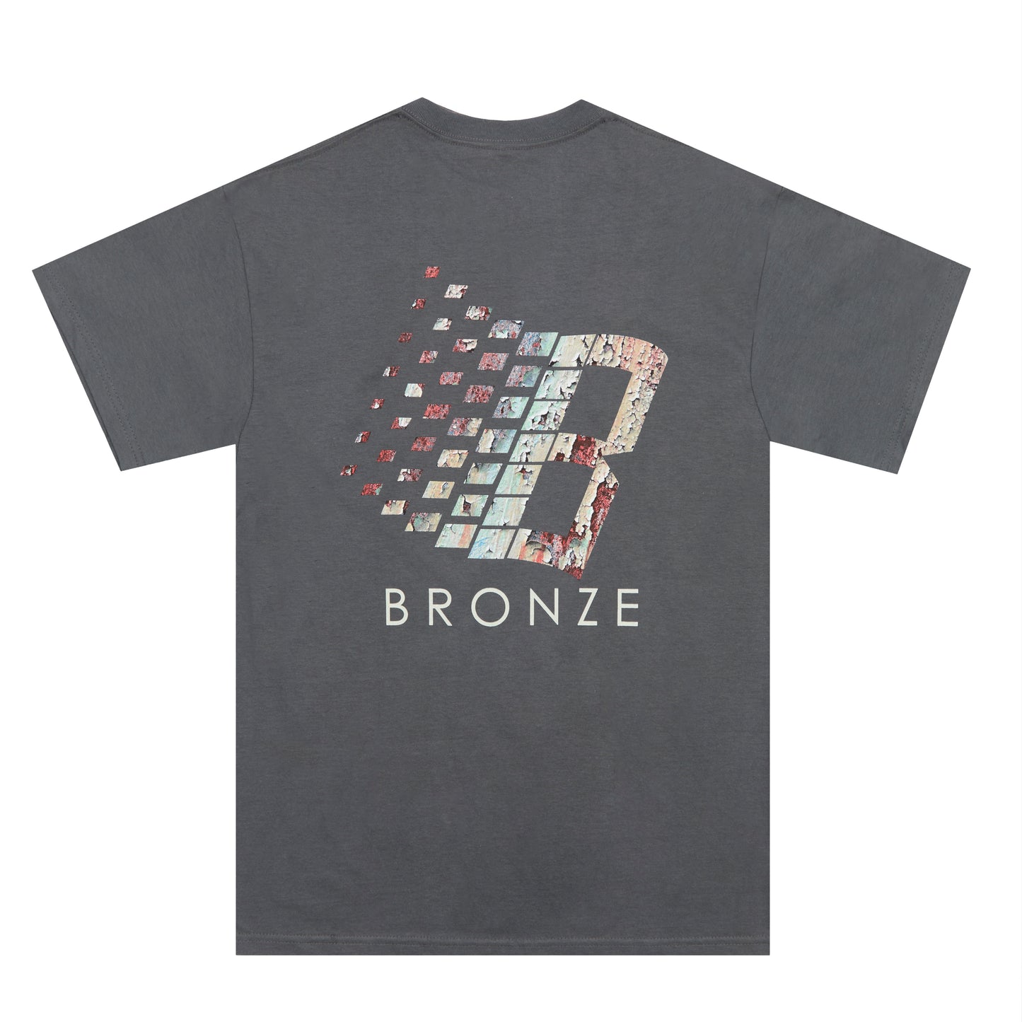 LOGO RUST TEE CHARCOAL