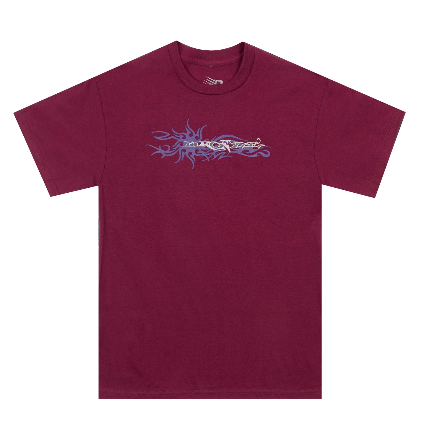 EDGE TEE BURGUNDY