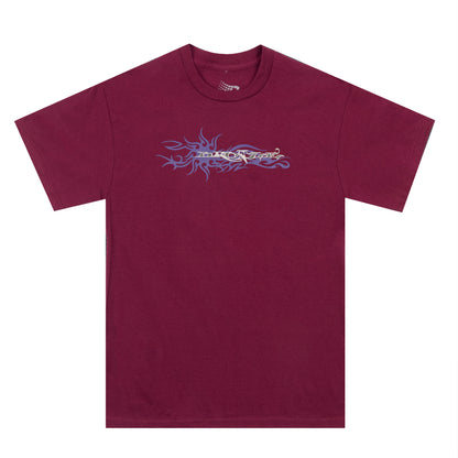 EDGE TEE BURGUNDY