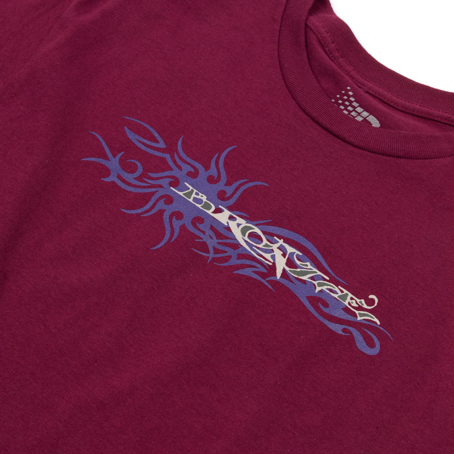 EDGE TEE BURGUNDY