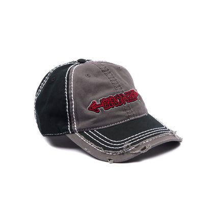 STRESSED HAT BLACK