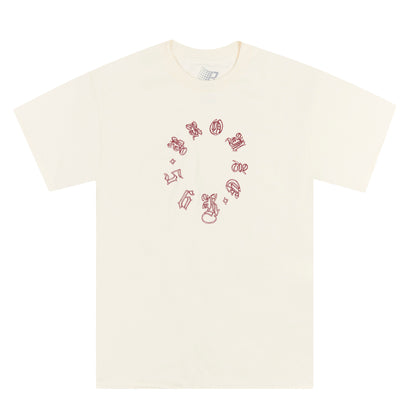 OLD E SPIRAL TEE CREAM