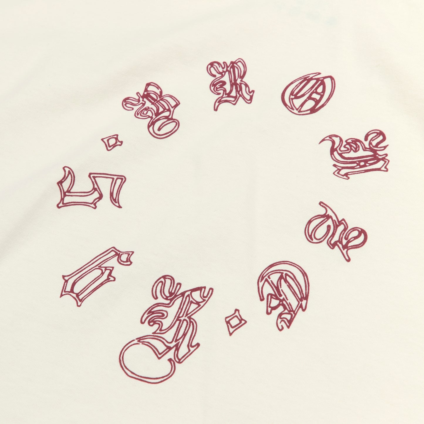 OLD E SPIRAL TEE CREAM