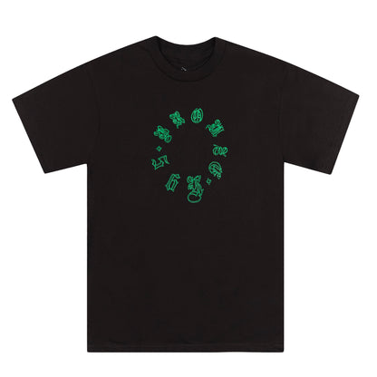 OLD E SPIRAL TEE BLACK