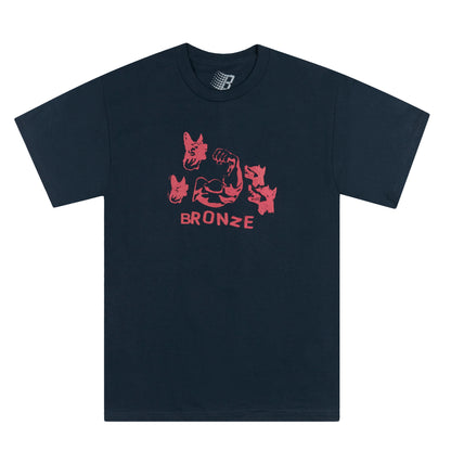 DOG MUSCLE TEE NAVY