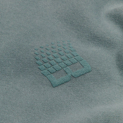 B LOGO PUFF PRINT HOODIE BLUE