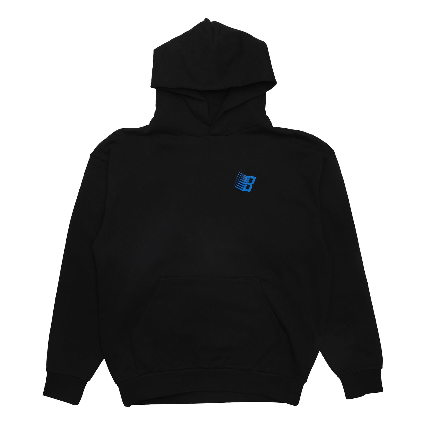 LOGO PUFF PRINT HOODY BLACK