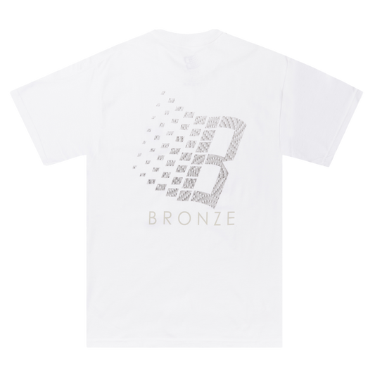 TOWEL B LOGO TEE WHITE