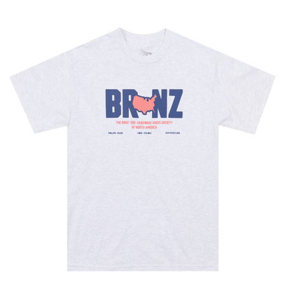 BRNZ TEE HEATHER GREY