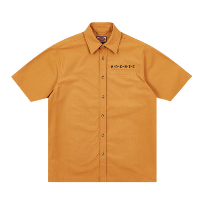 RIPSTOP BUTTON UP BROWN