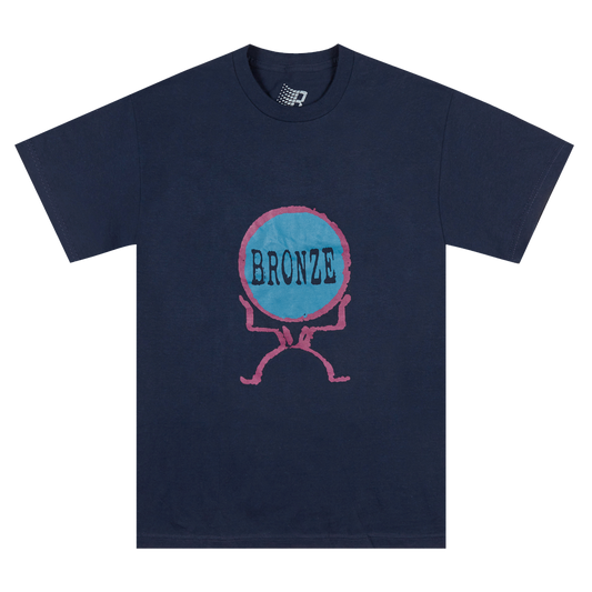 BRONZE COIN TEE NAVY