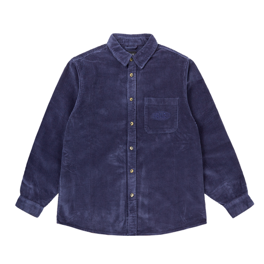 CORDUROY BUTTON UP JACKET NAVY