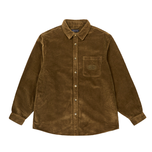 CORDUROY BUTTON UP JACKET OLIVE