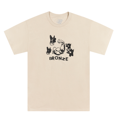 DOG MUSCLE TEE SAND