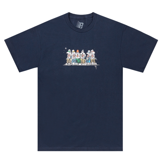 DOG GANG TEE NAVY