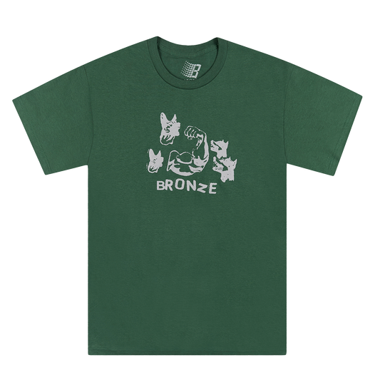 DOG MUSCLE TEE FOREST GREEN