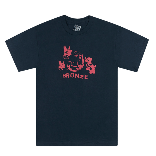 DOG MUSCLE TEE NAVY