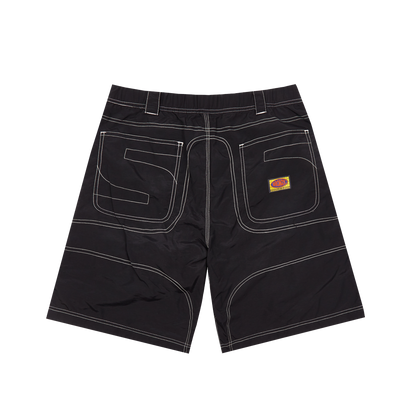 DOUBLE KNEE SHORTS BLACK – BRONZE56K DOUBLE KNEE SHORTS BLACK – BRONZE56K