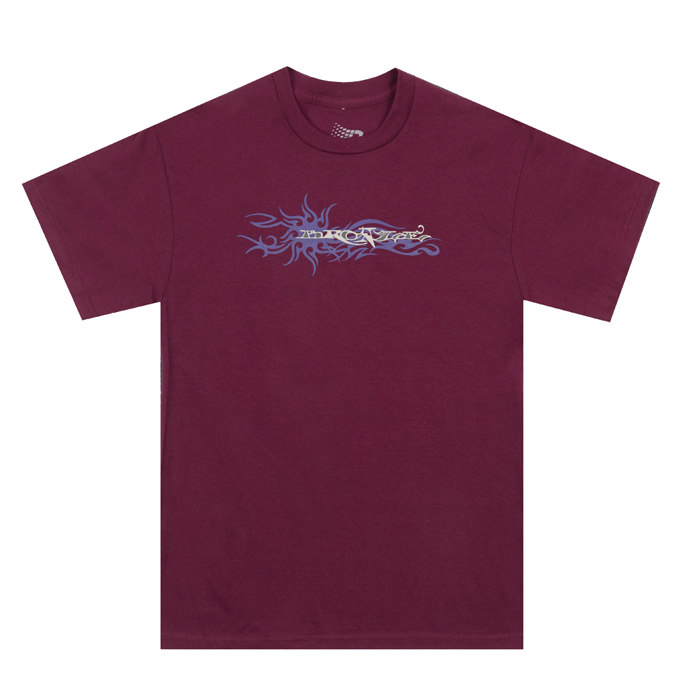 EDGE TEE BURGUNDY