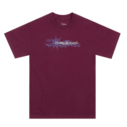EDGE TEE BURGUNDY