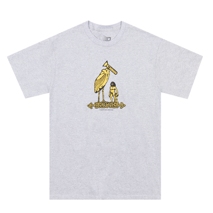HARDWARE HISTORY TEE HEATHER GREY