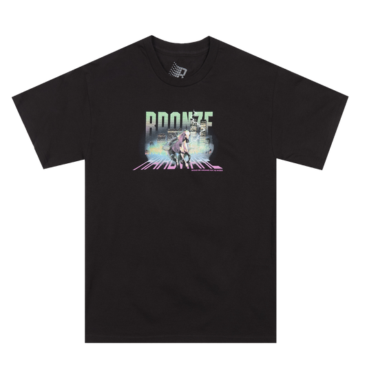 【BRONZE 56K】 Streaker Logo Tee Heather Grey STREAKER LOGO TEE HEATHER GREY – BRONZE56K