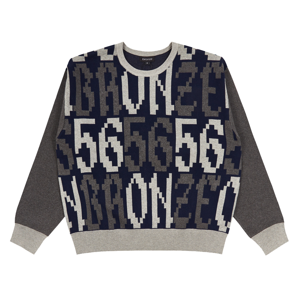 OLD E SWEATER BLACK/GREY – bronze56