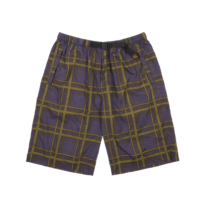 PLAID SHORT PURPLE