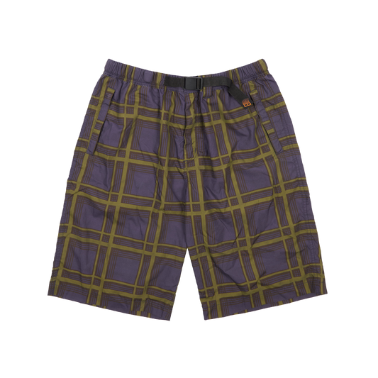 PLAID SHORT PURPLE