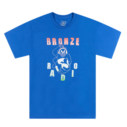 BRONZE RADIO TEE BLUE