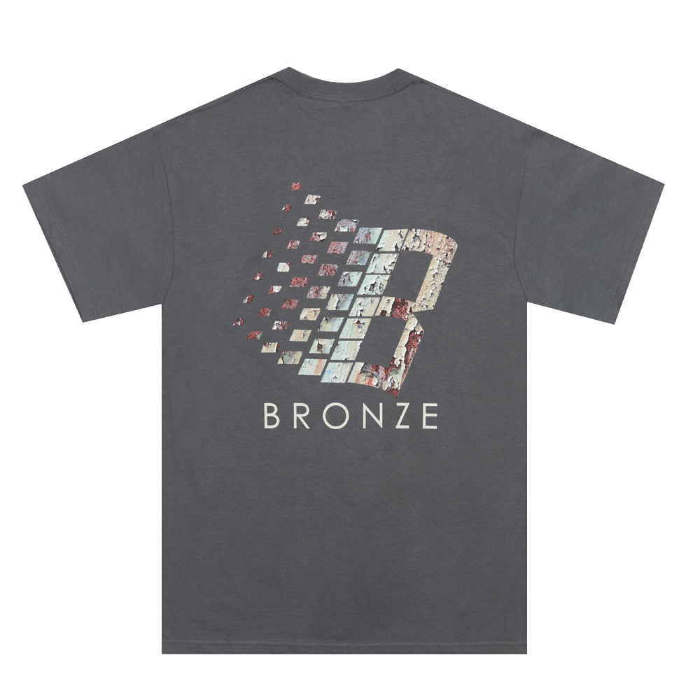 LOGO RUST TEE CHARCOAL