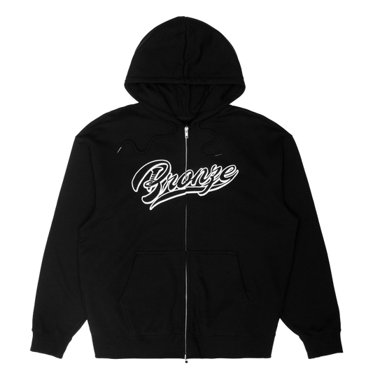 SPORTS ZIP HOODY BLACK