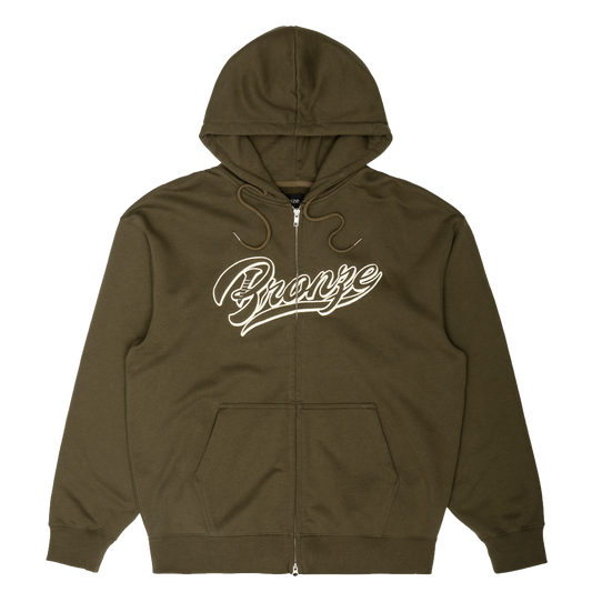 SPORTS ZIP HOODY OLIVE