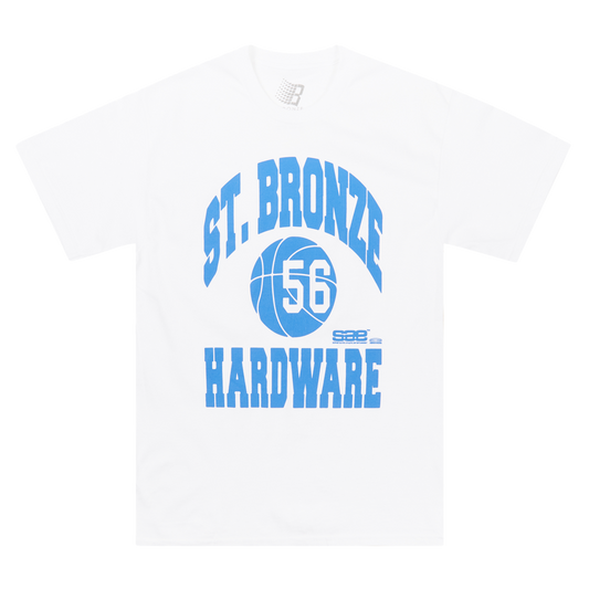 ST. BRONZE TEE WHITE