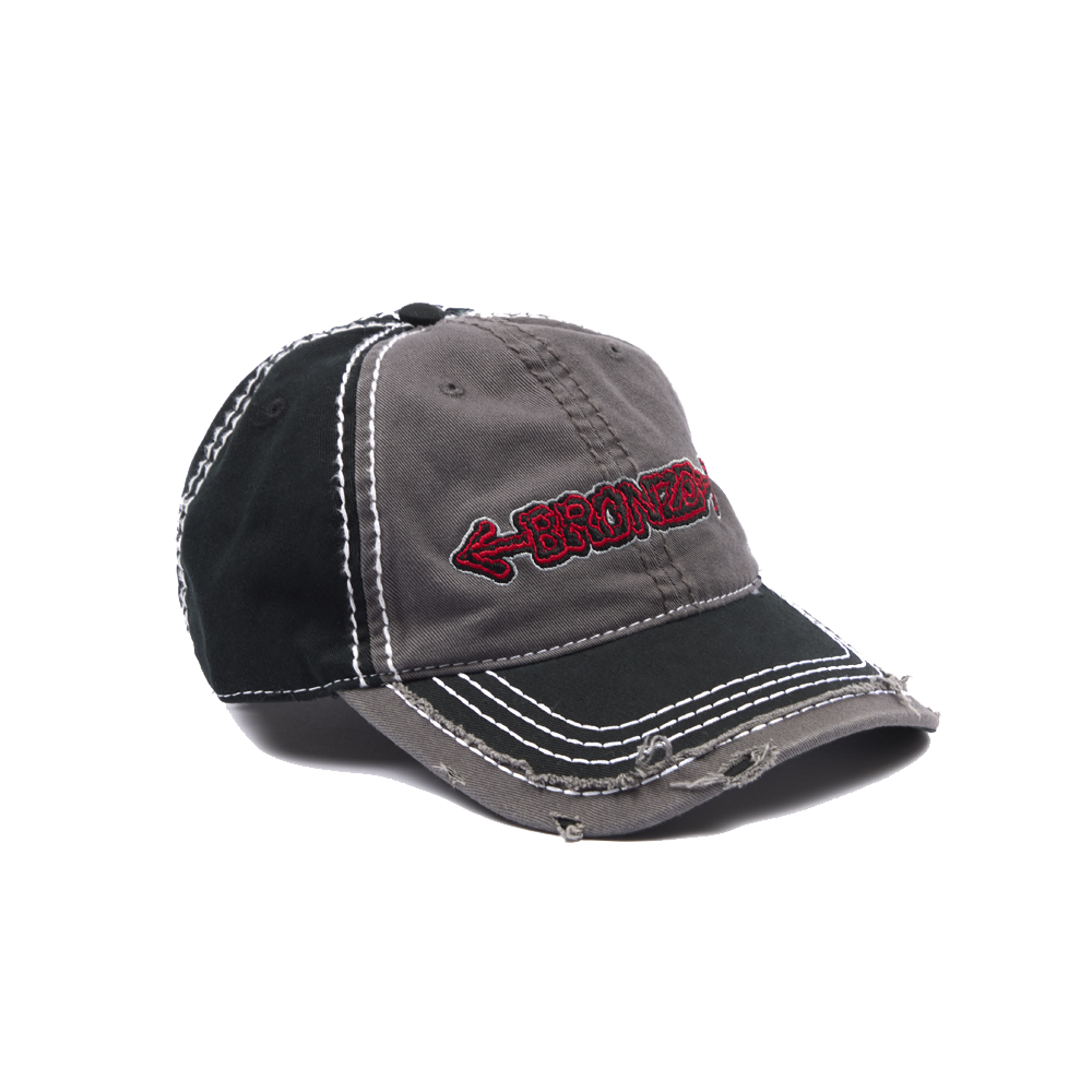 STRESSED HAT BLACK