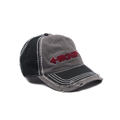 STRESSED HAT BLACK