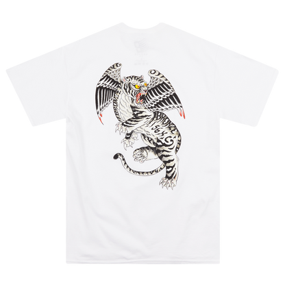 TIGER POCKET TEE WHITE