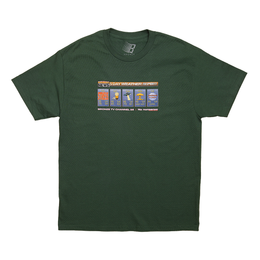 WEATHER TEE FOREST GREEN