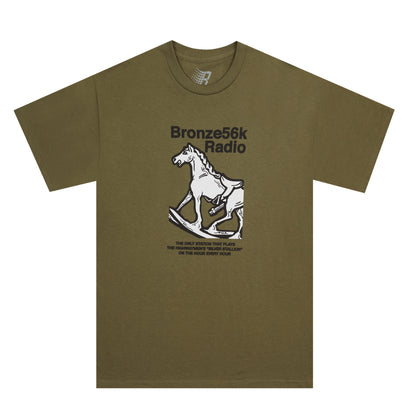 SILVER STATION TEE MILITARY GREEN