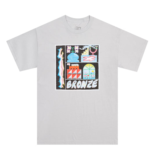 FLOWER POT TEE SILVER