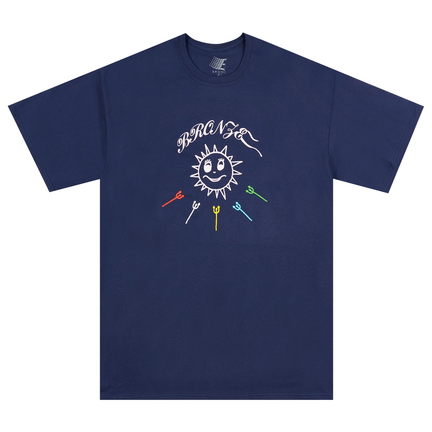 RISE AND SHINE TEE NAVY