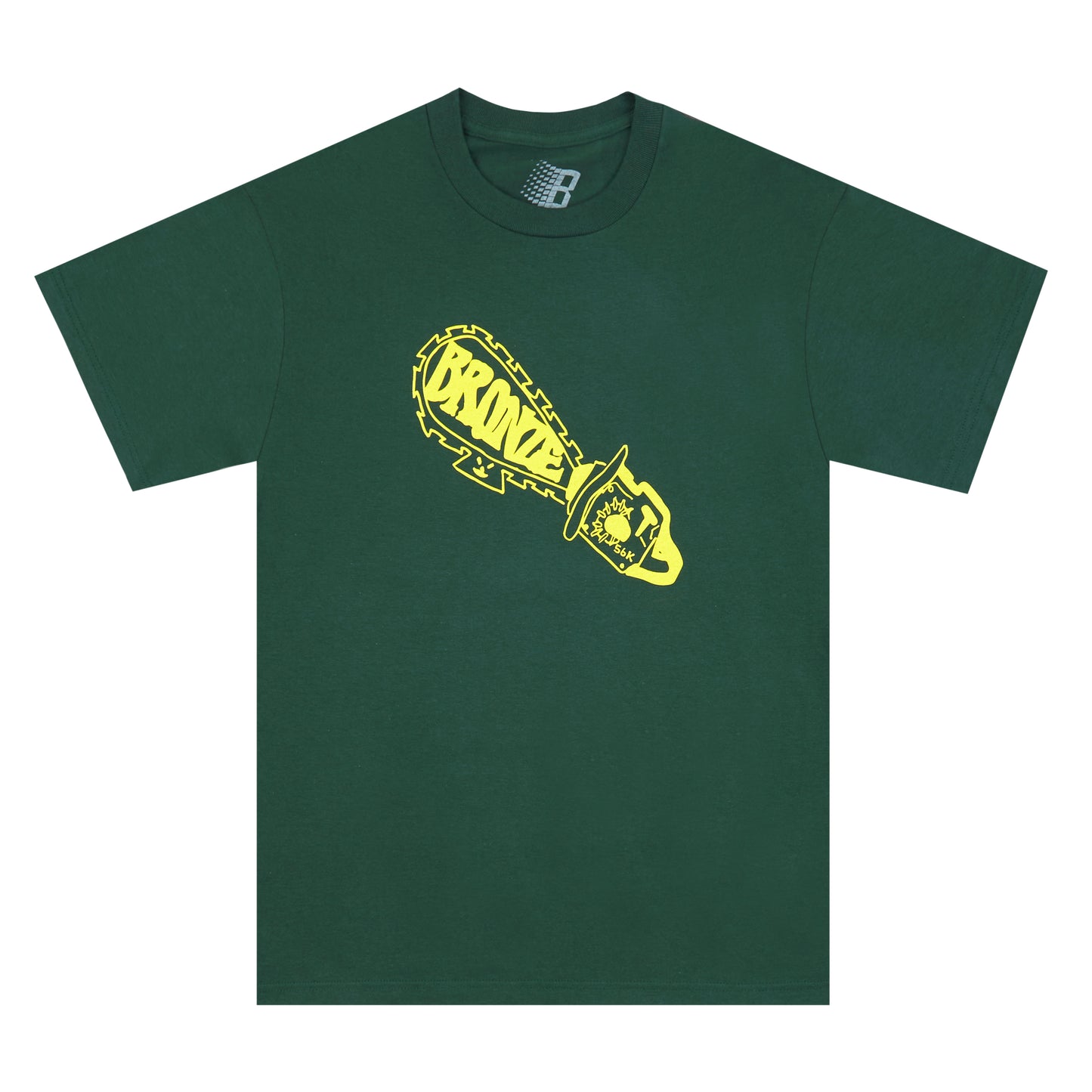 CHAINSAW TEE FOREST GREEN